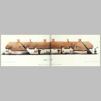Lutyens, A row of thatched cottages, Walter Shaw Sparrow, Our homes,1909, p. after p. 104.jpg